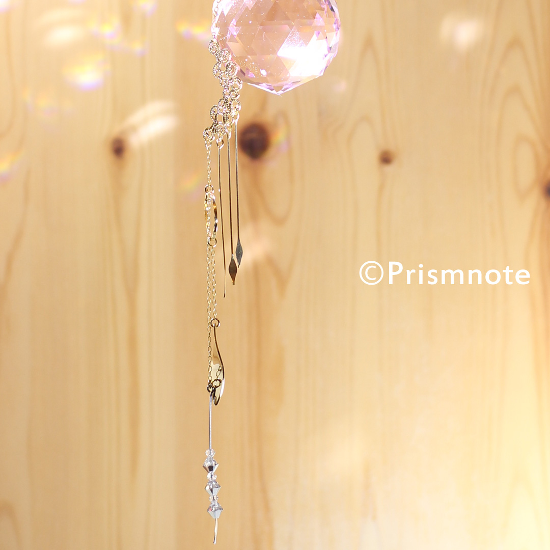Prismnote（プリズムノート） オリジナルサンキャッチャー Rose Moon Rey （ローズムーン・レイ）作品写真02